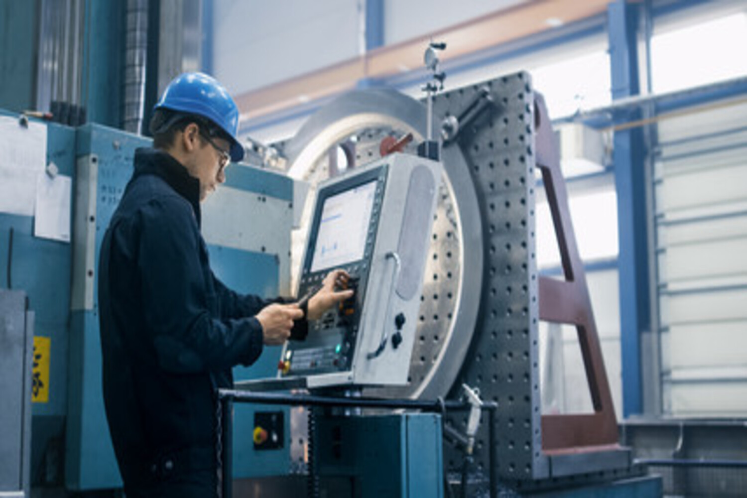 CNC Glager machines cutting metal in Albania cnc